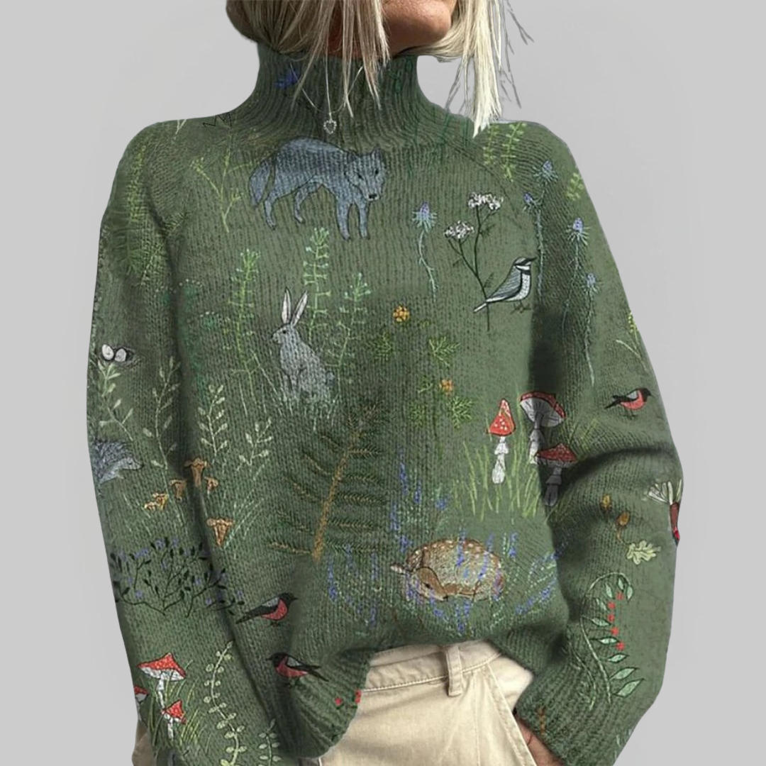 Willow | Woodland Turtleneck Knit