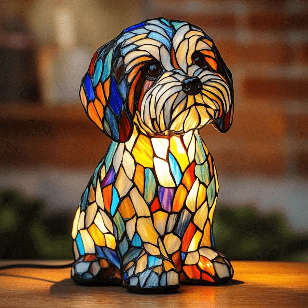 Pet Companions | Stained-Glass Lamps