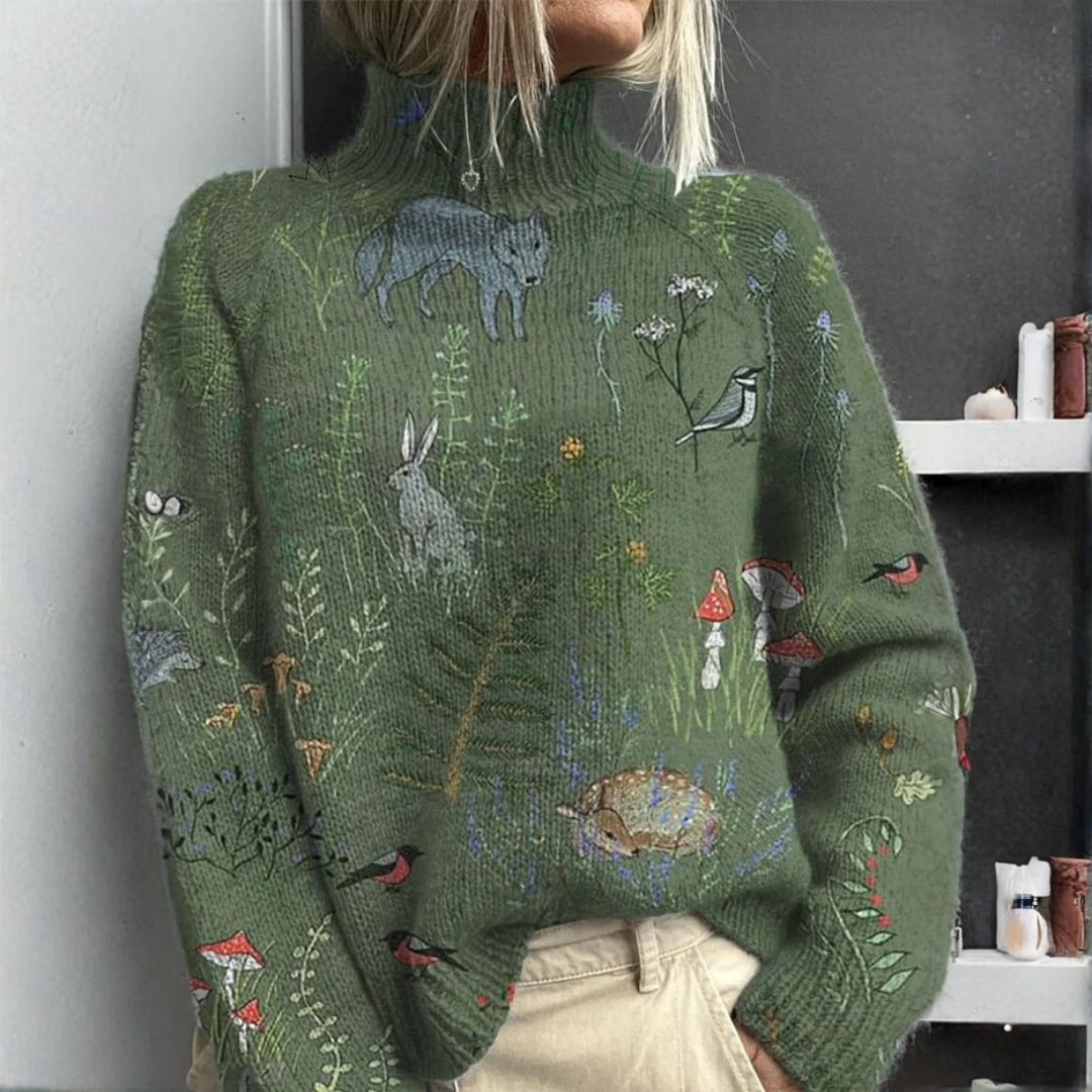 Willow | Woodland Turtleneck Knit