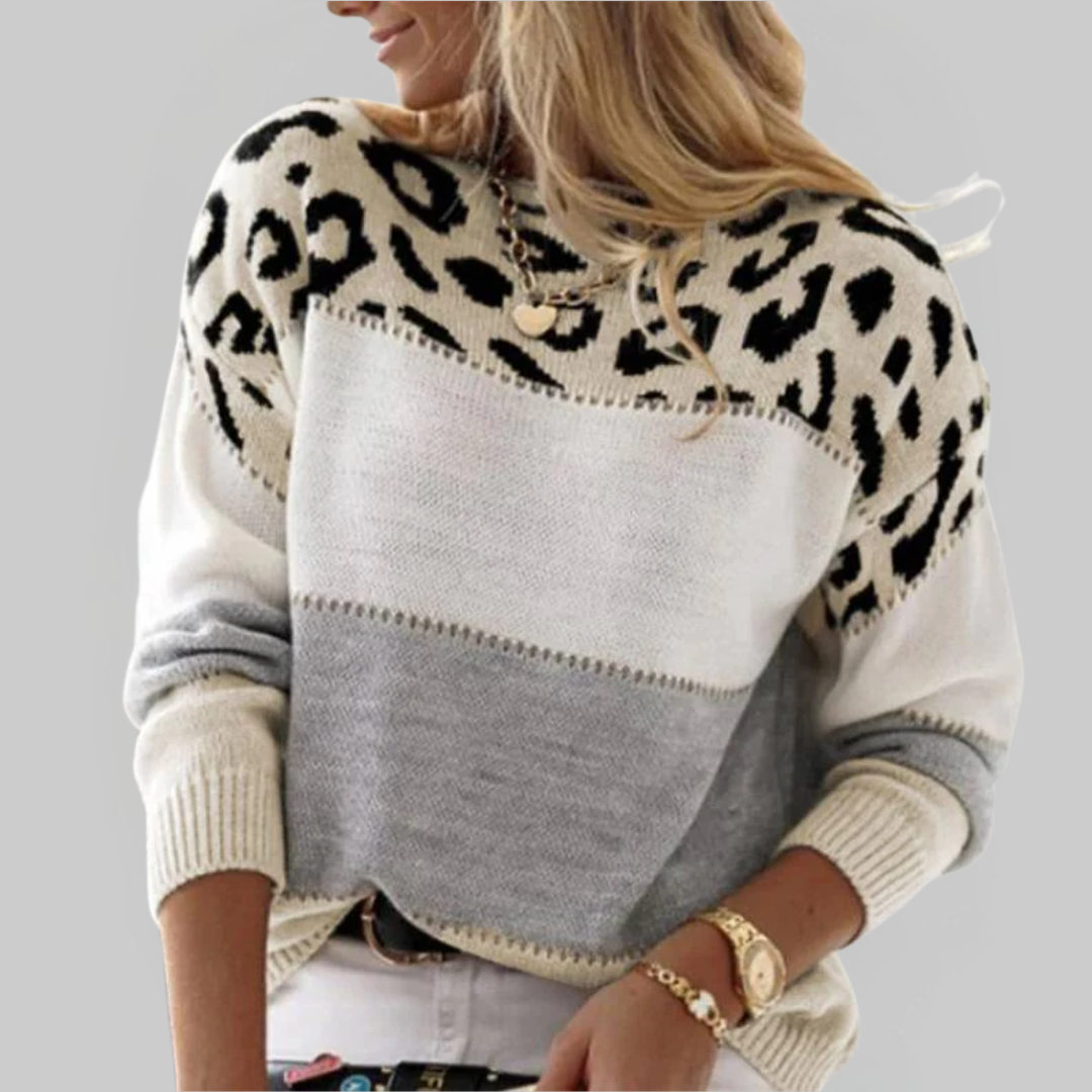 Kay - Casual Leopard Sweater