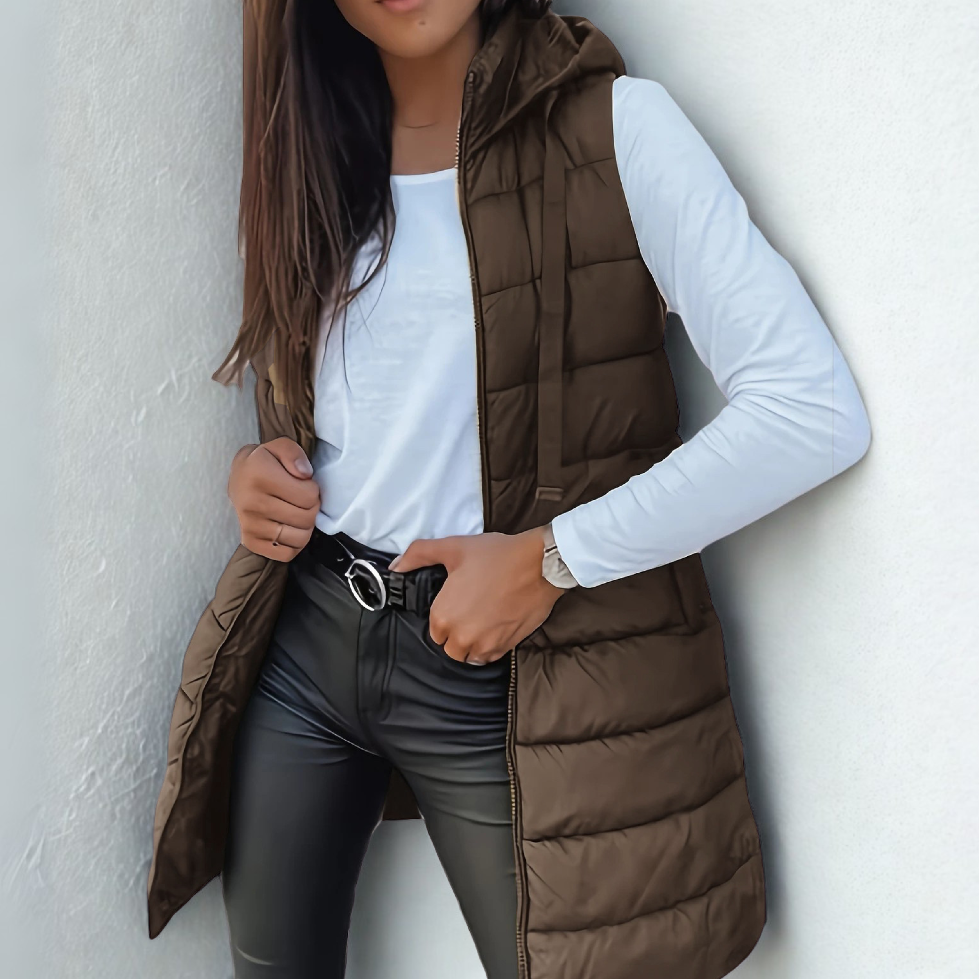Amara - Sleeveless Puffer Vest