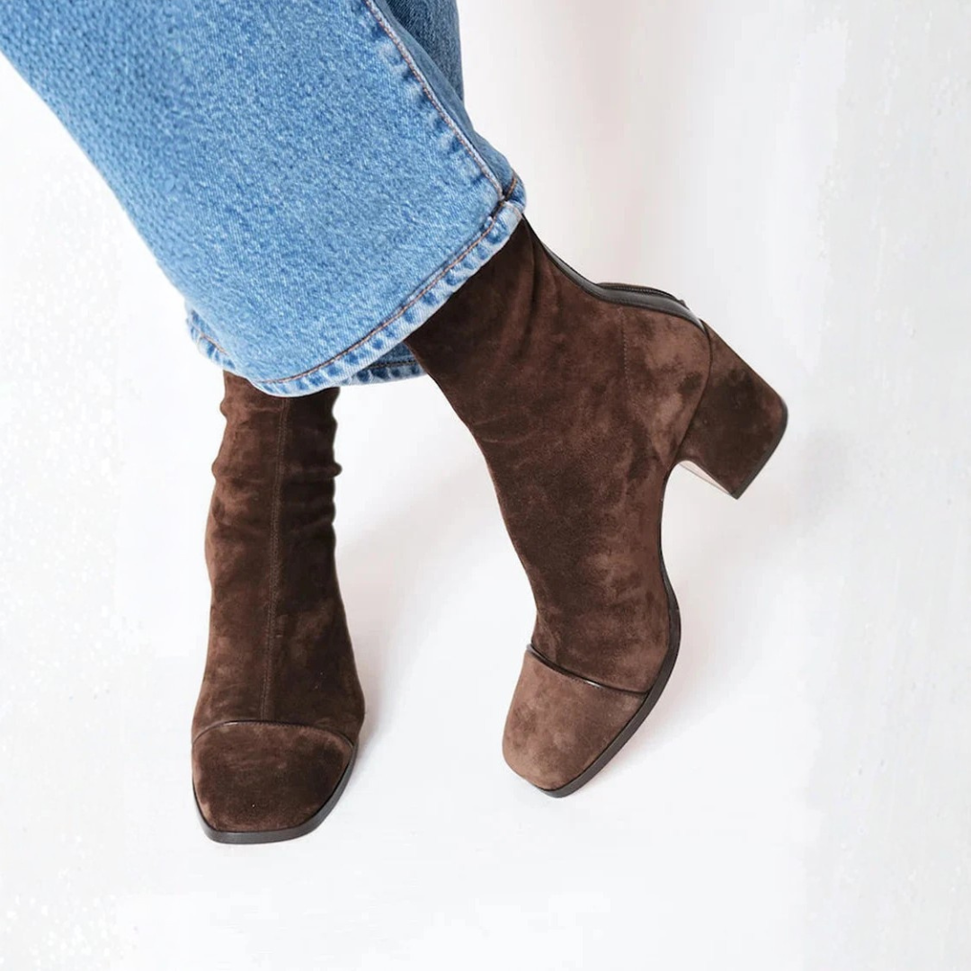 Mathilde | Block-Heel Ankle Boots