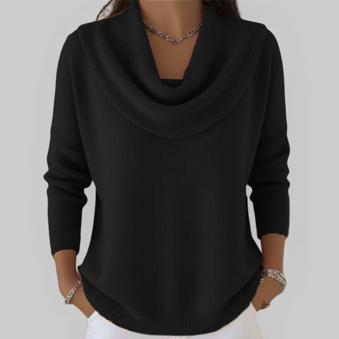 Leonore | Soft Cowl Neck Sweater