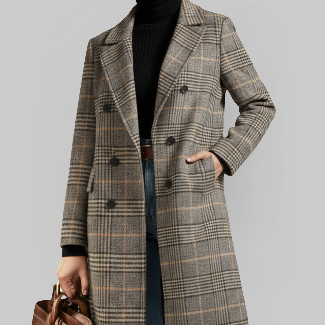 Beatrice | Classic Check Coat
