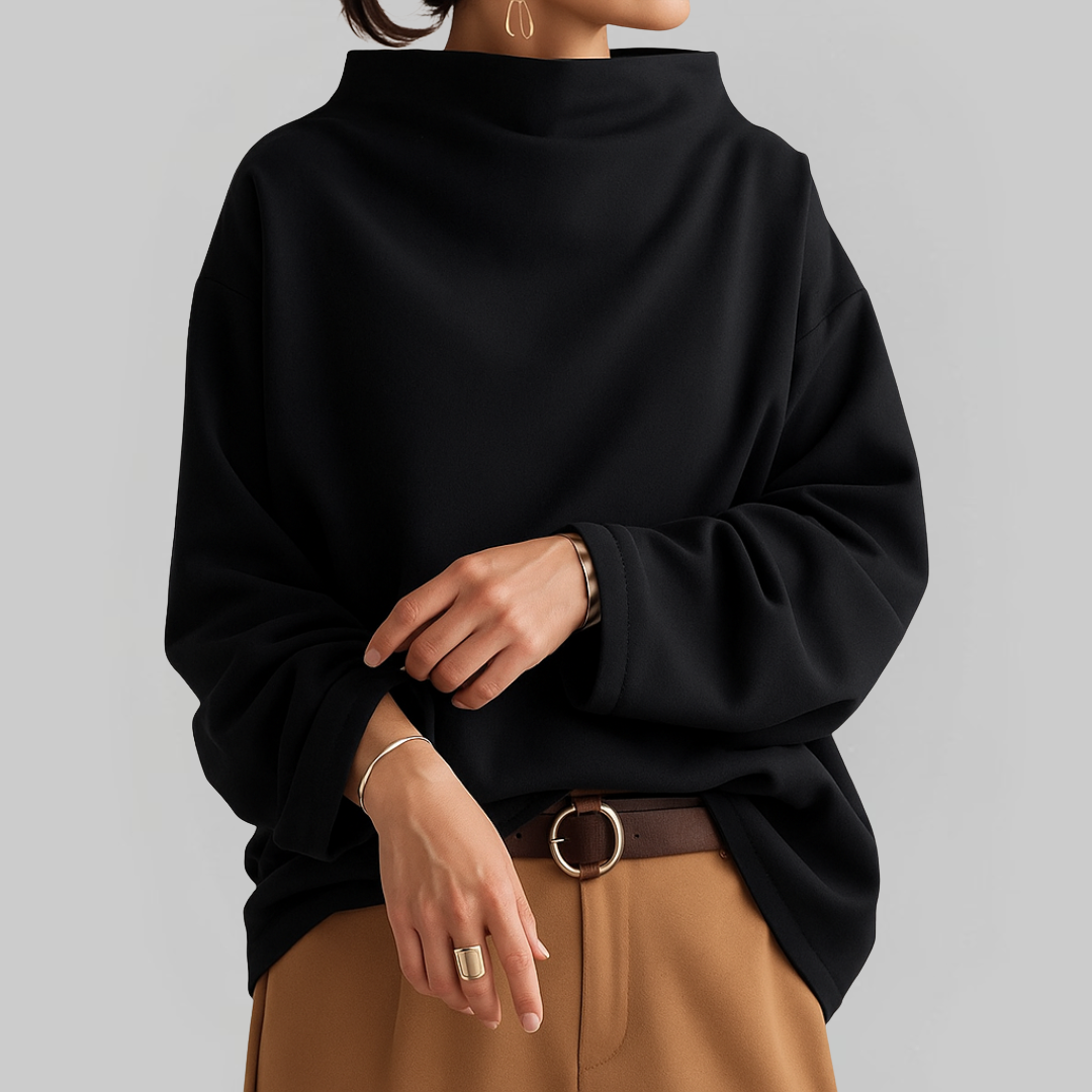Elly | Soft High-Neck Sweater