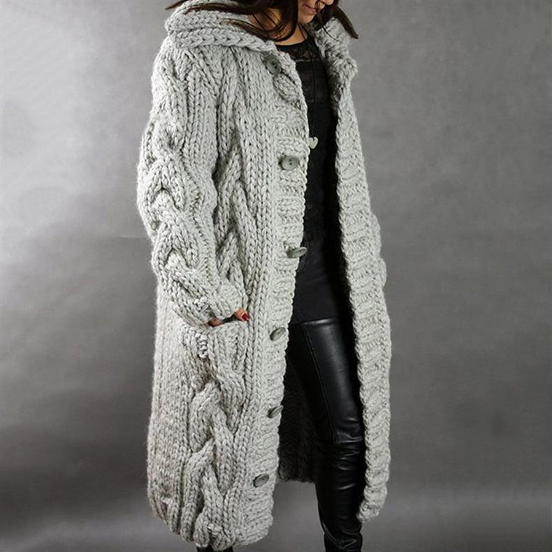 Rowena | Cosy Cable-Knit Coat