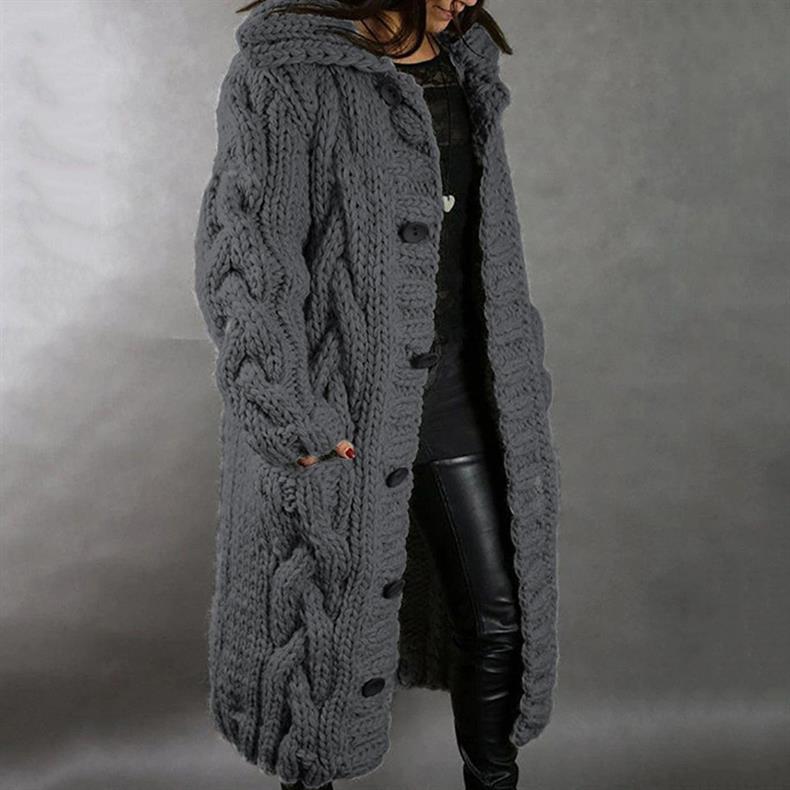 Rowena | Cosy Cable-Knit Coat