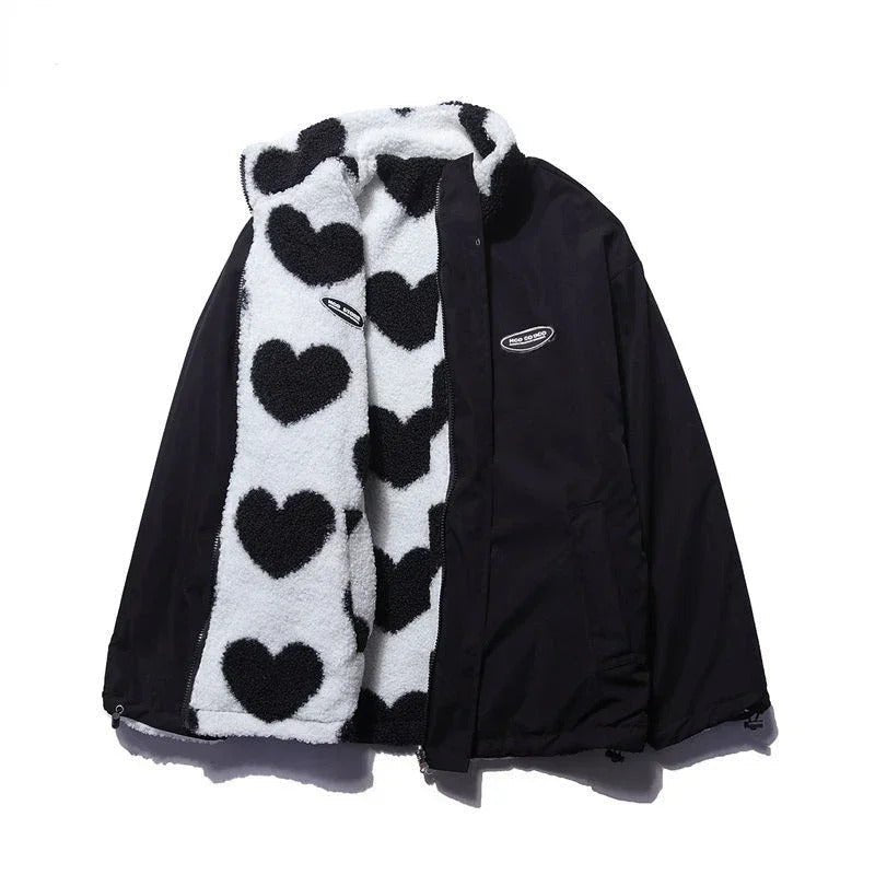 Katherine | Reversible Heart Jacket