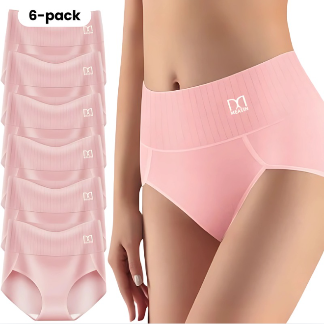 Soft Support High-Waist Briefs (6-Pack)