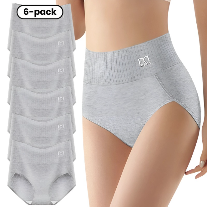 Soft Support High-Waist Briefs (6-Pack)