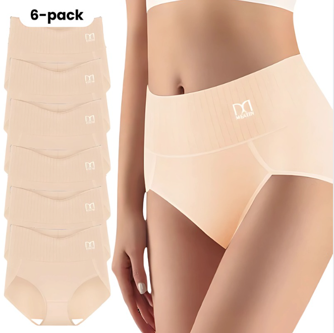Soft Support High-Waist Briefs (6-Pack)
