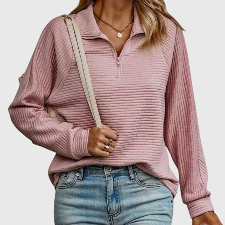 Abigail™ | Elegant Sweater with Zipper