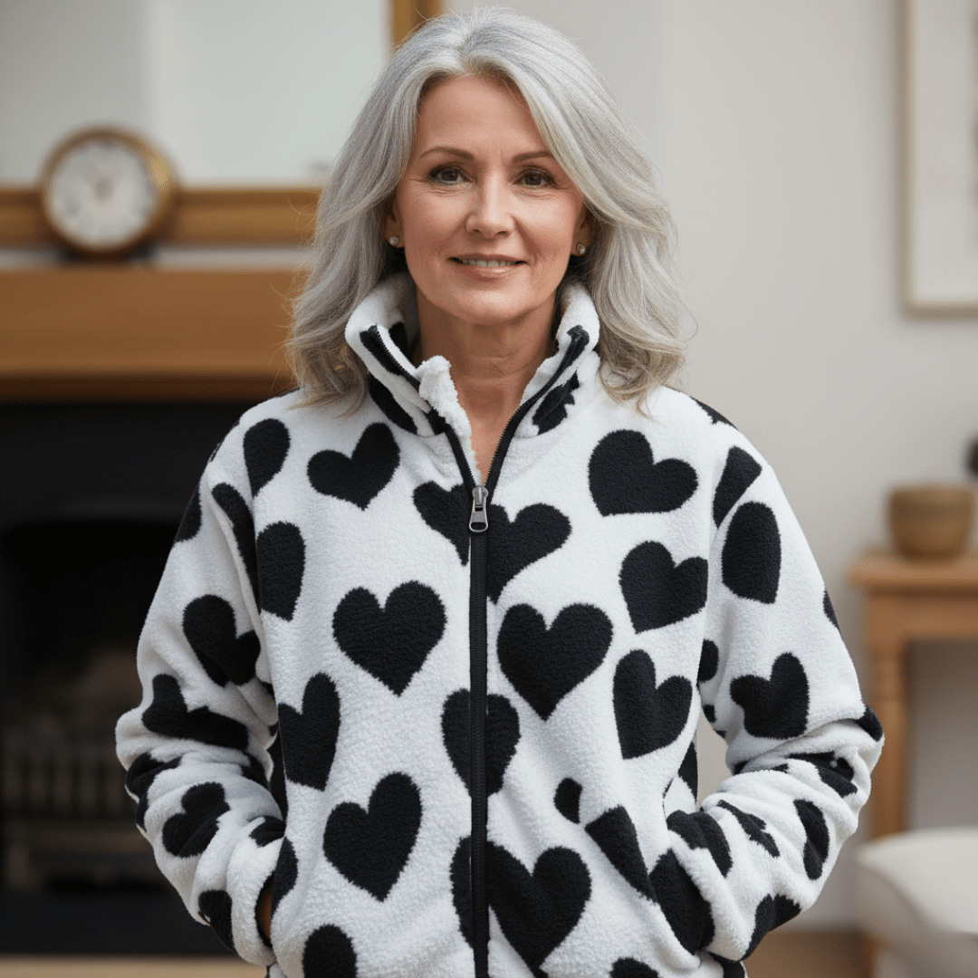 Katherine | Reversible Heart Jacket