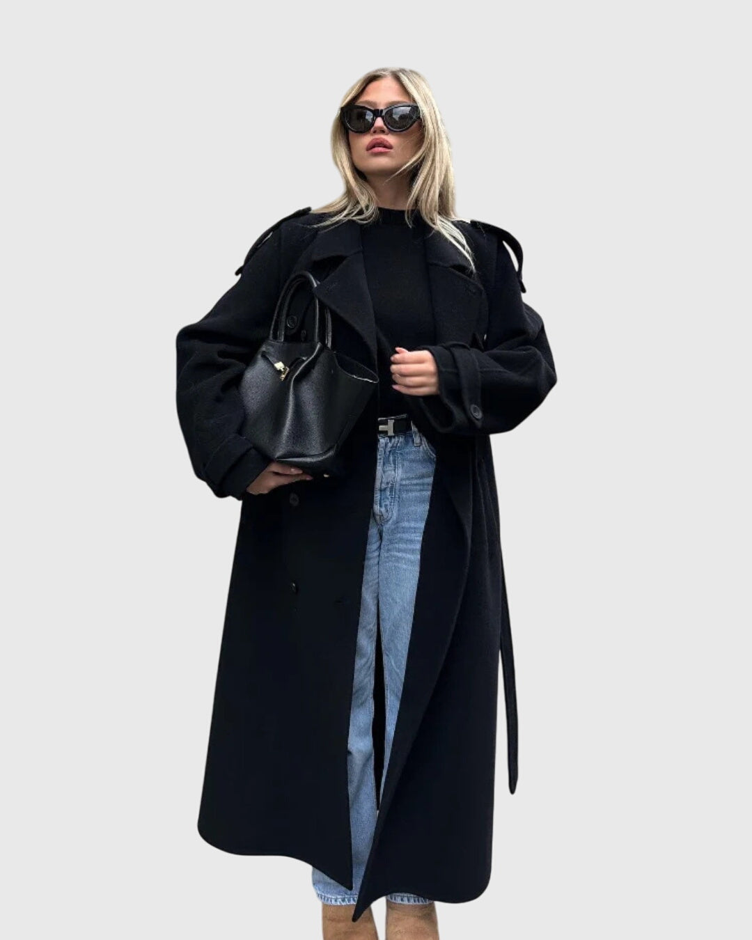 Anika | Classic Black Coat
