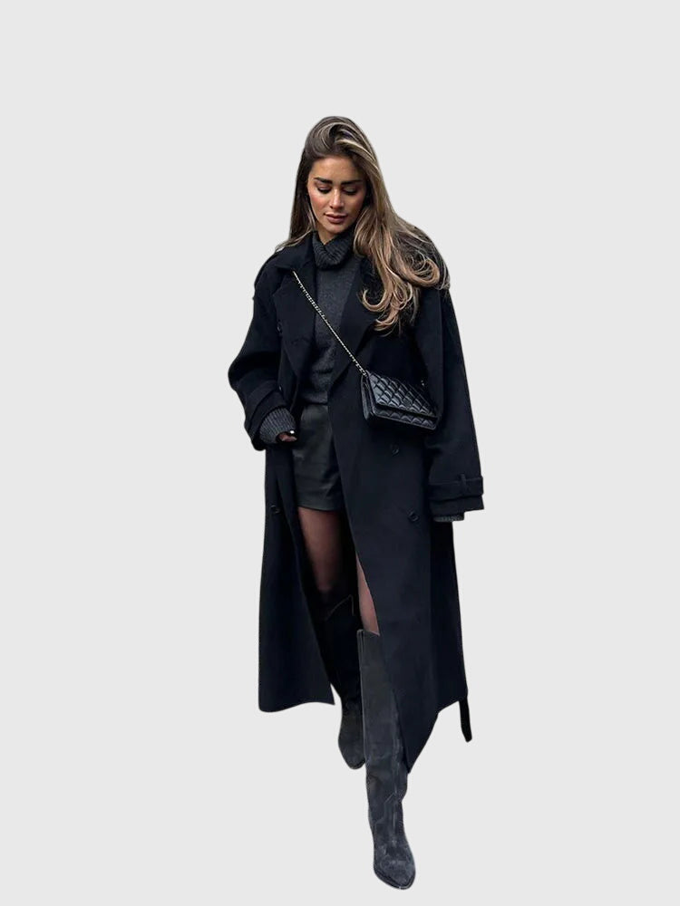 Anika | Classic Black Coat