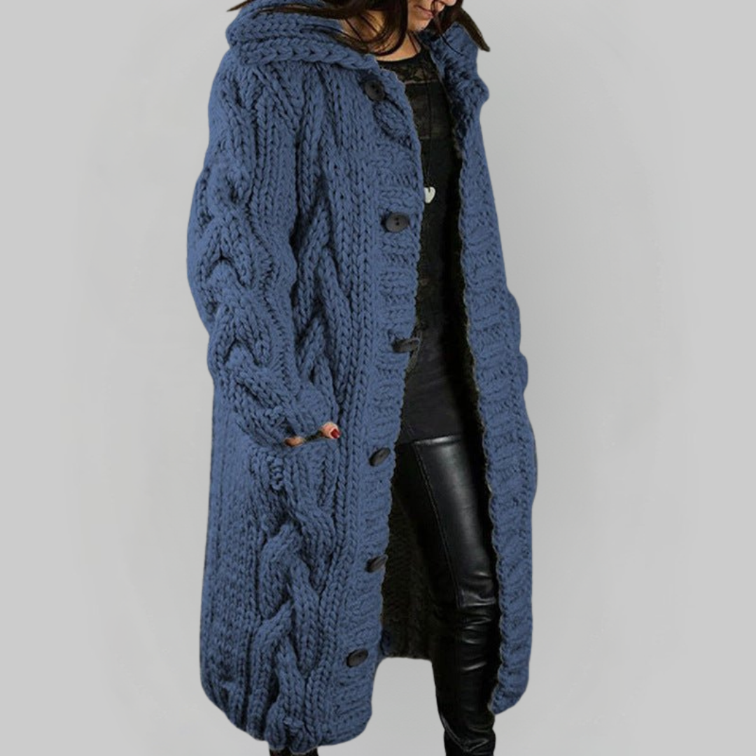 Rowena | Cosy Cable-Knit Coat