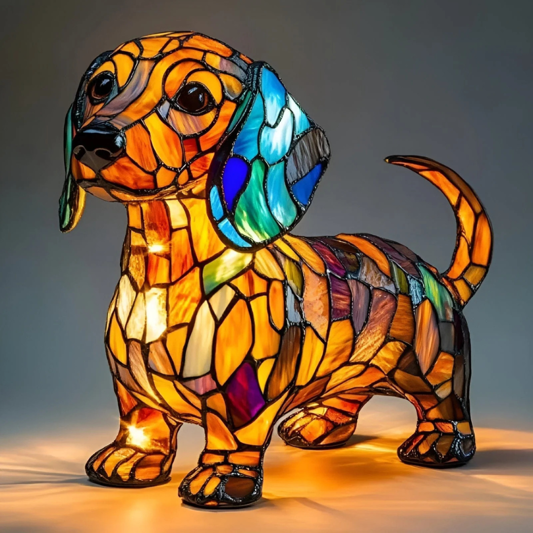 Pet Companions | Stained-Glass Lamps