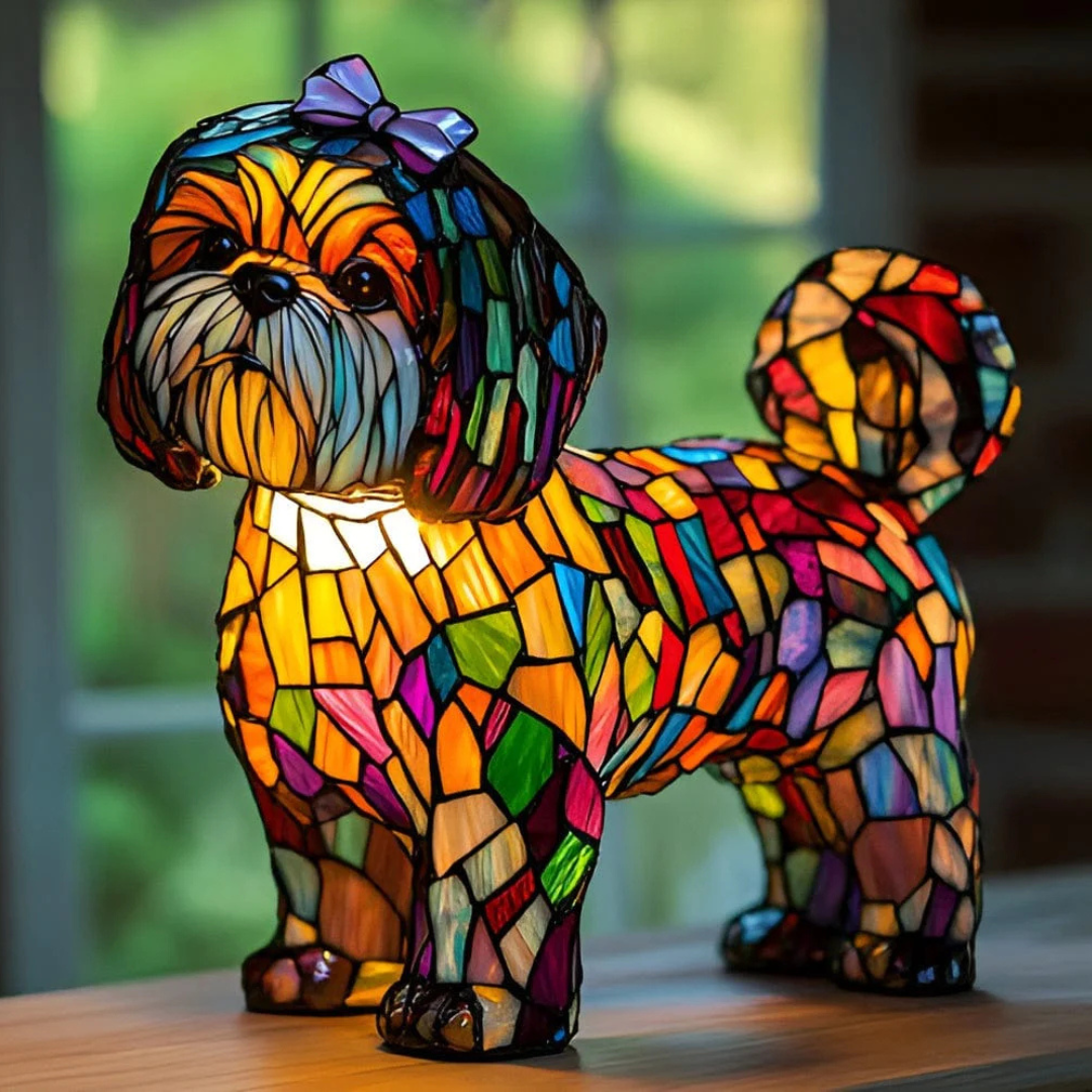 Pet Companions | Stained-Glass Lamps