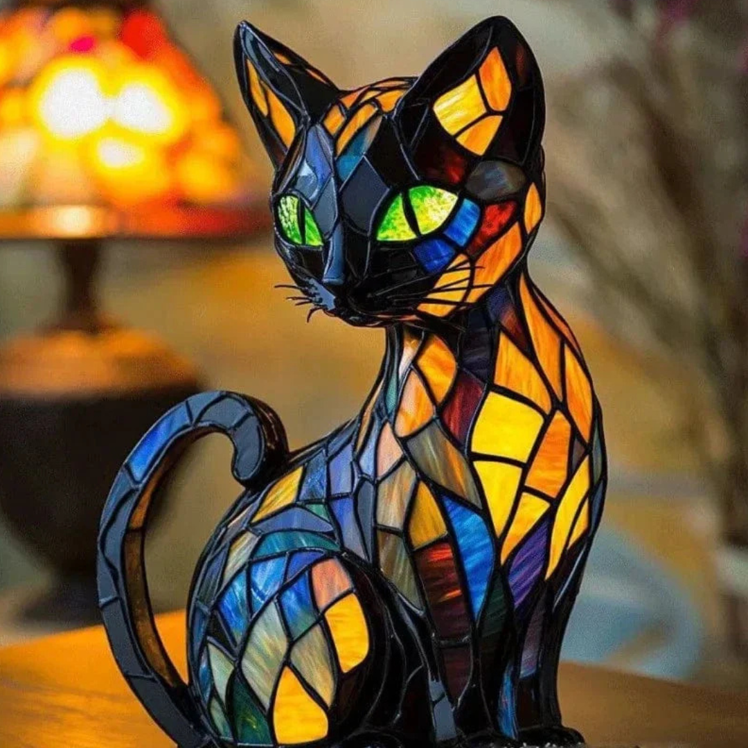 Pet Companions | Stained-Glass Lamps
