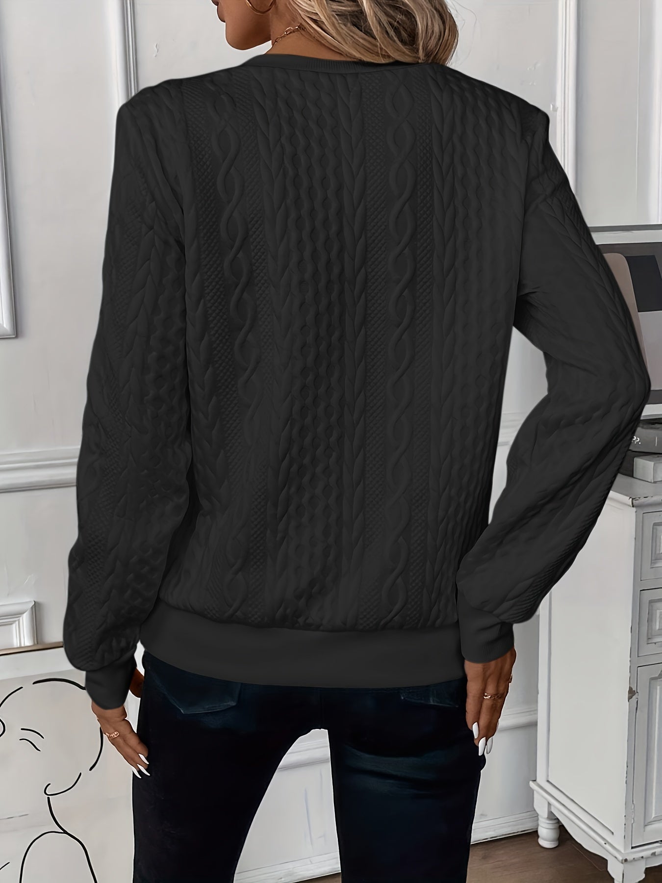 Sierra | Zip Cable Knit Sweater