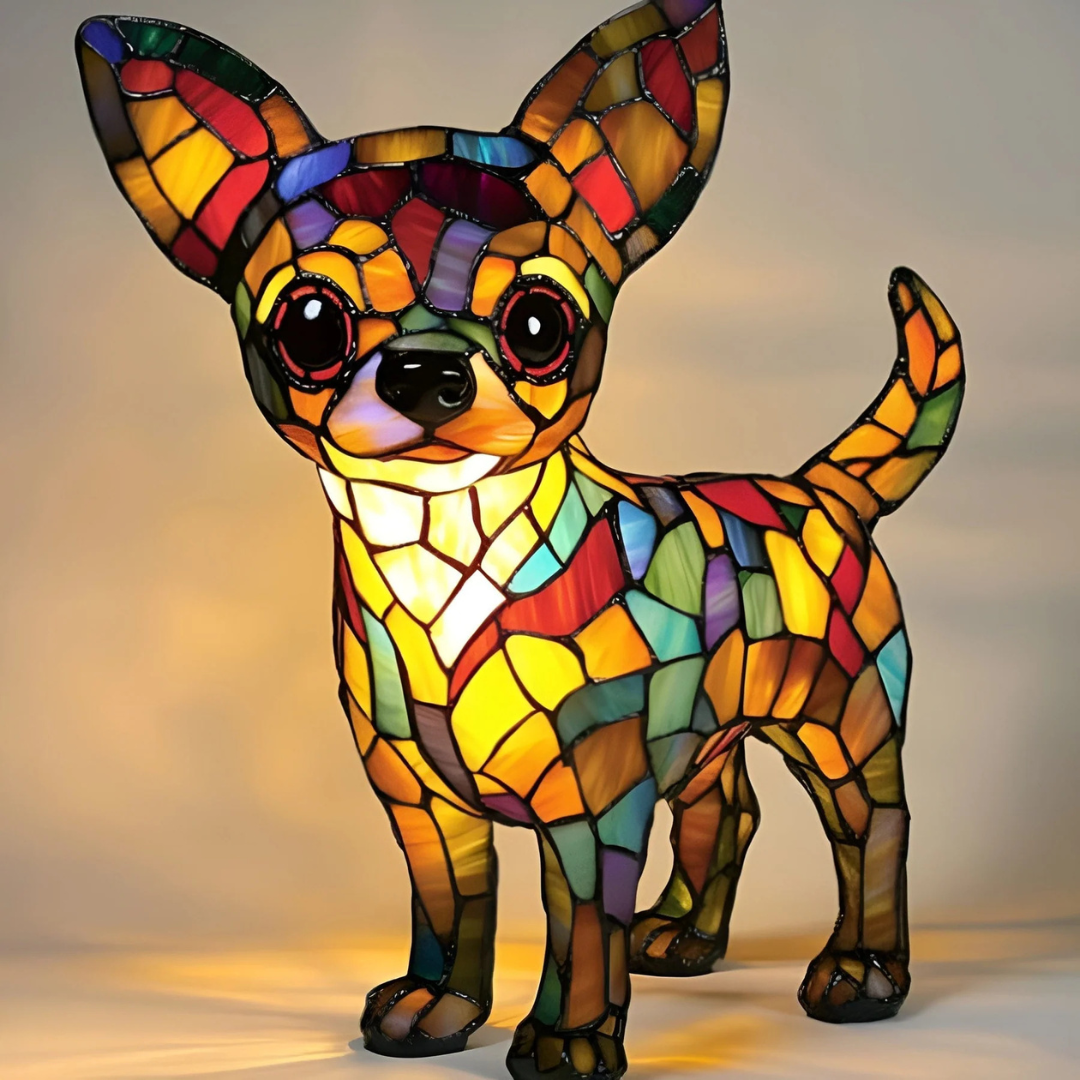 Pet Companions | Stained-Glass Lamps