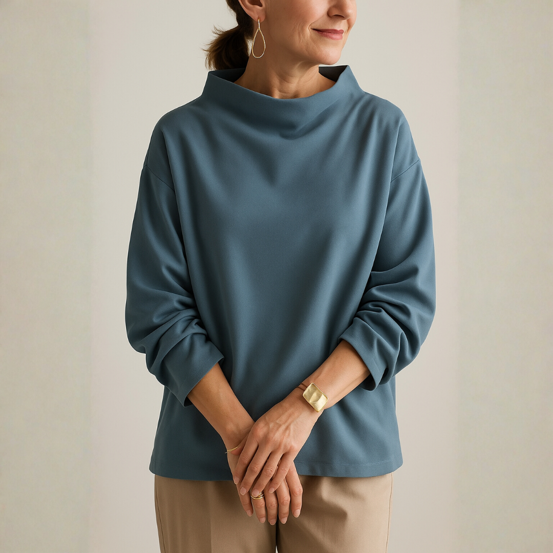 Elly | Soft High-Neck Sweater