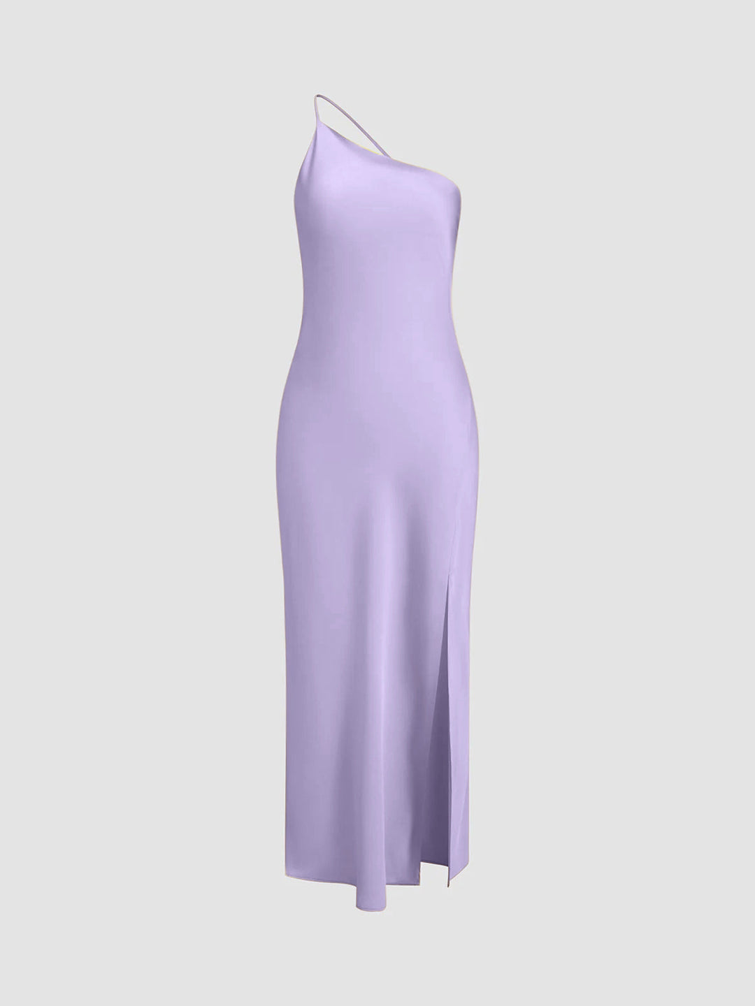 Open-Back Slit Maxi Wedding Guest Dress