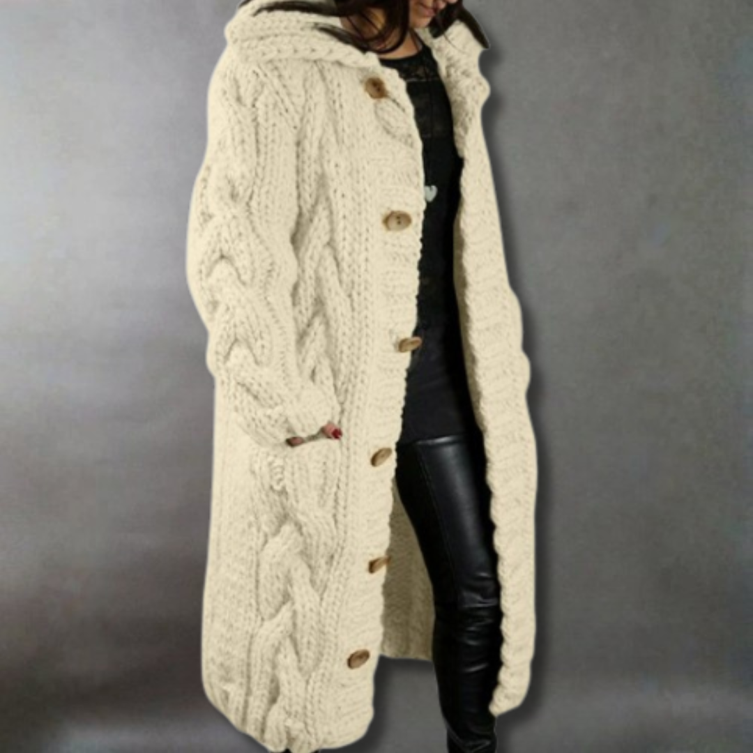 Rowena | Cosy Cable-Knit Coat