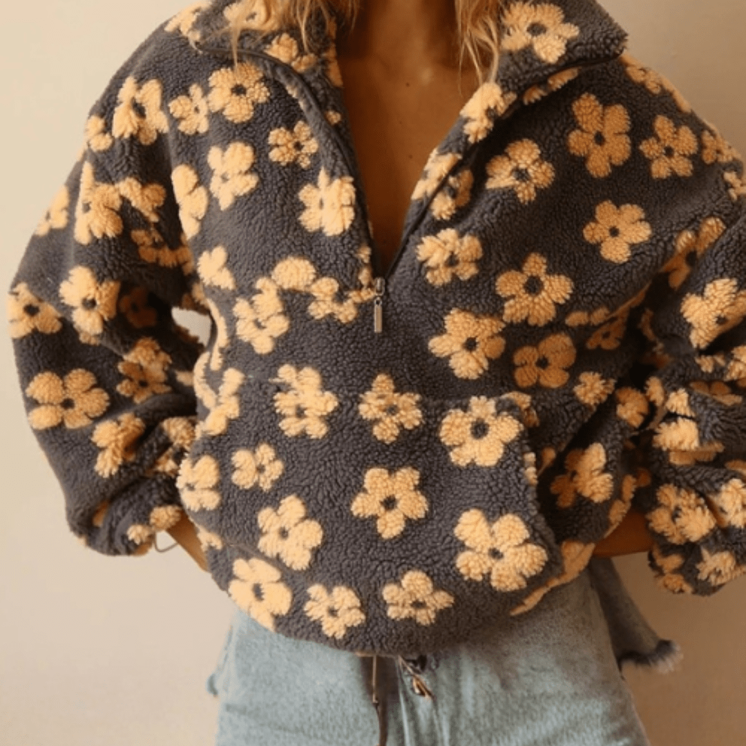 Mathilde | Cosy Flower Sweater