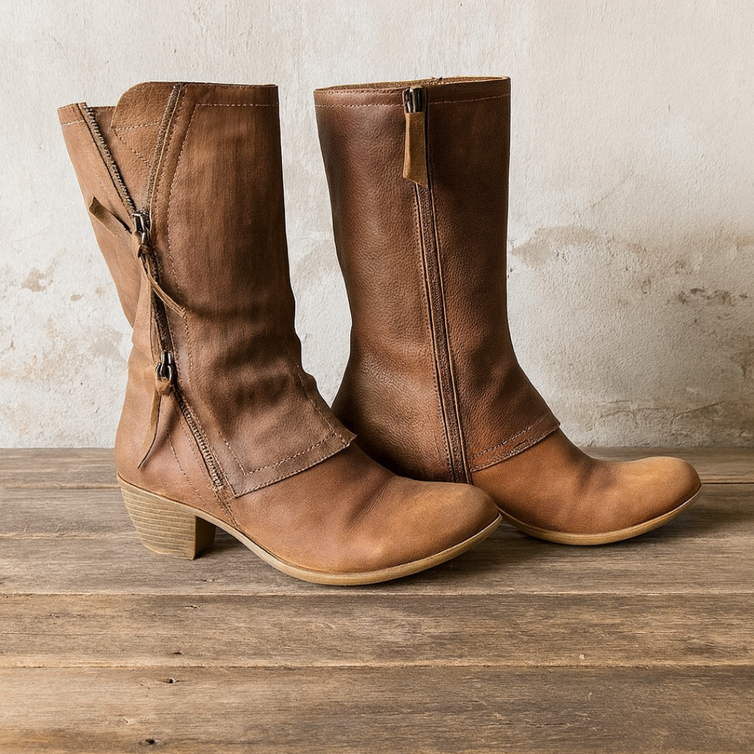 Clara | Water-Resistant Leather Boots
