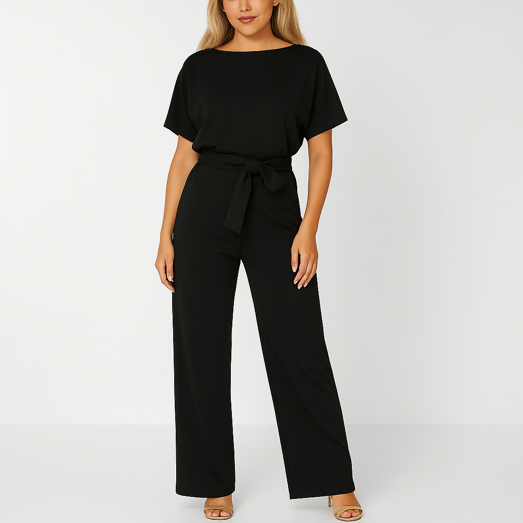 Elegant Belted Jumpsuit