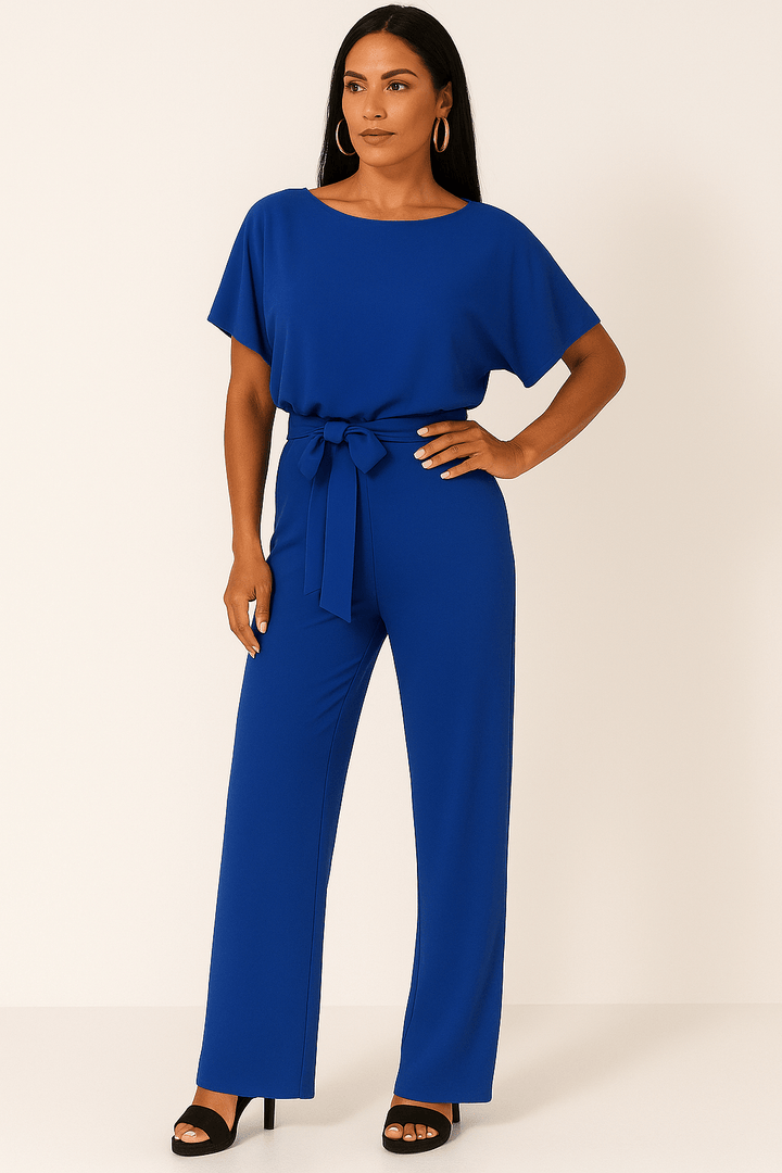 Elegant Belted Jumpsuit