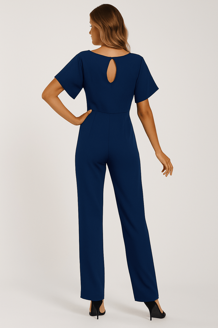 Elegant Belted Jumpsuit