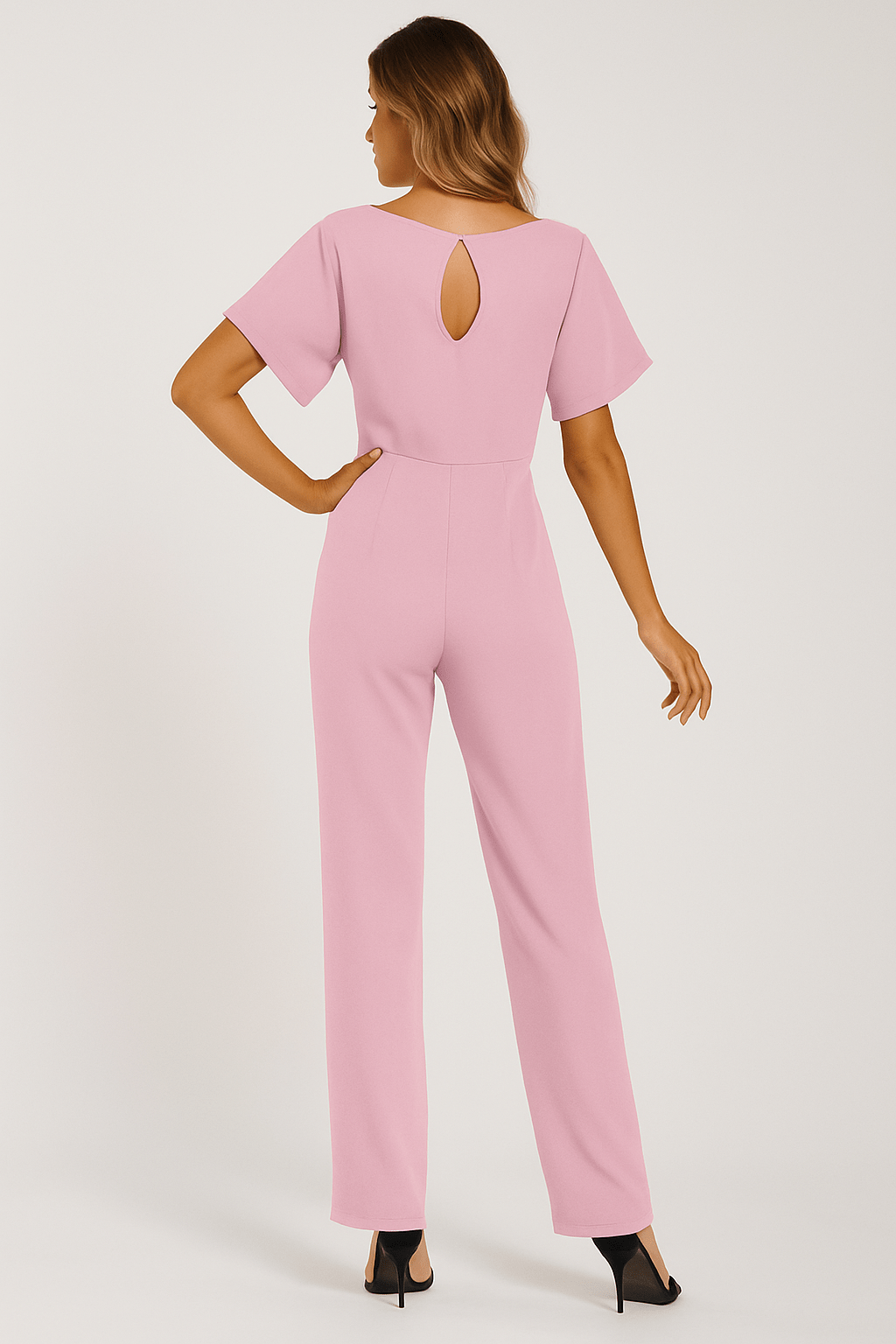 Elegant Belted Jumpsuit
