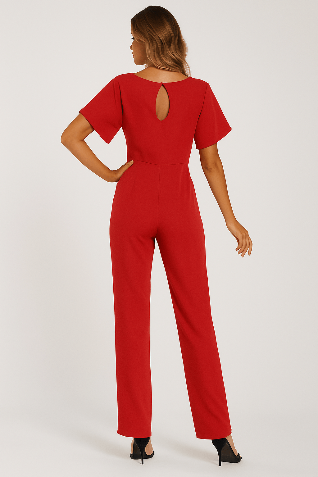 Elegant Belted Jumpsuit
