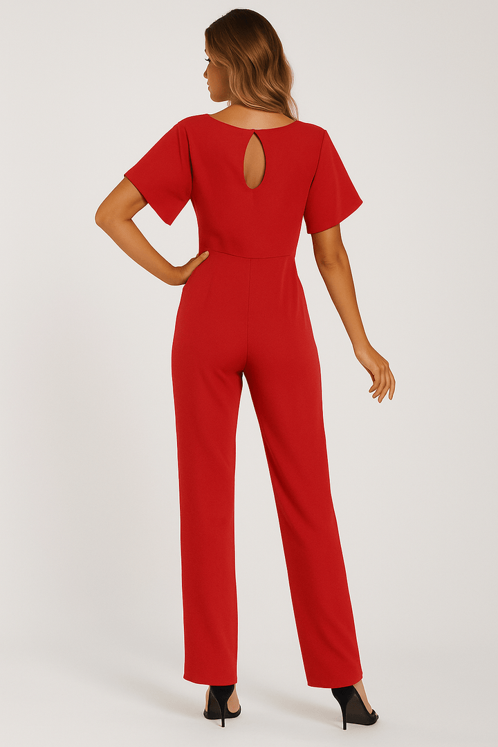 Elegant Belted Jumpsuit