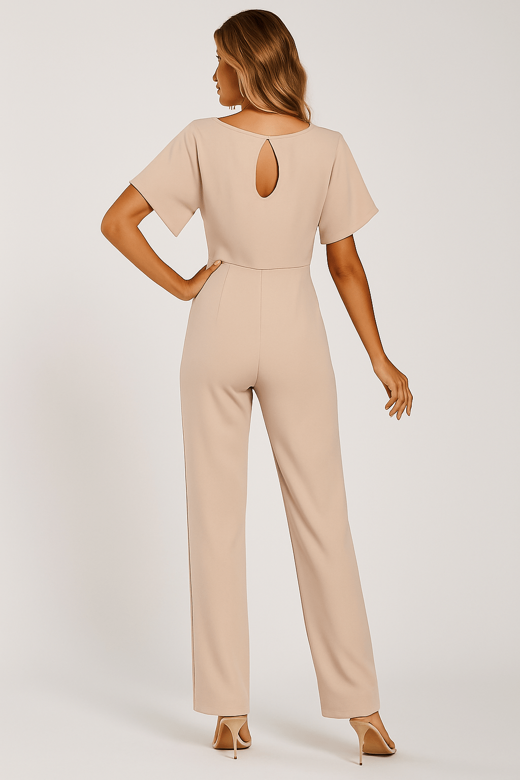 Elegant Belted Jumpsuit
