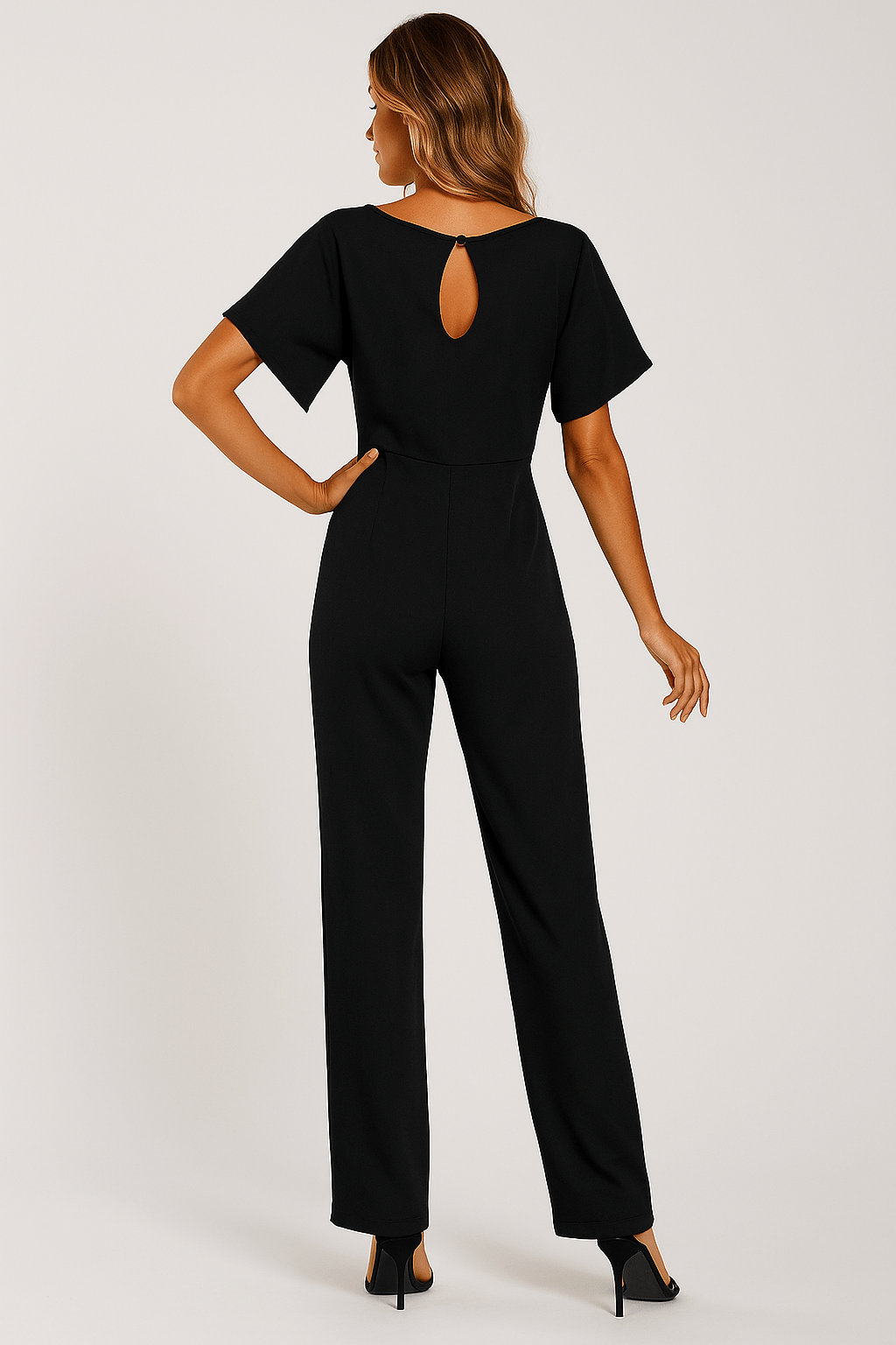 Elegant Belted Jumpsuit