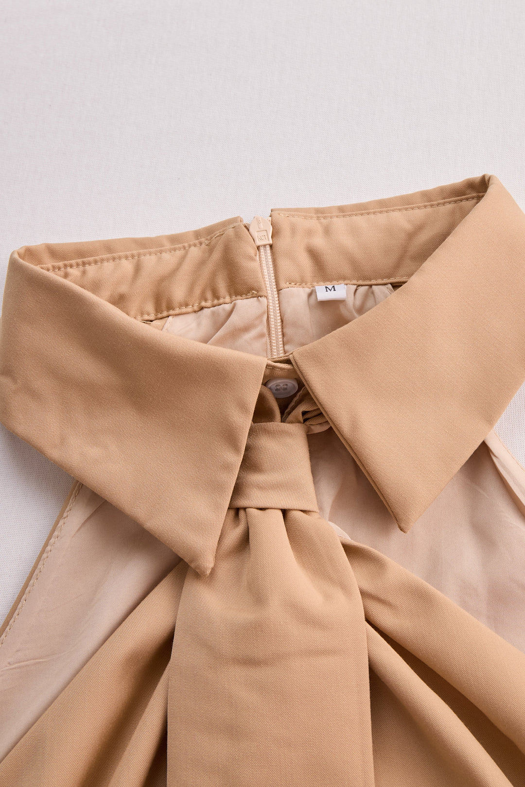 Blouse with Halter Neckline