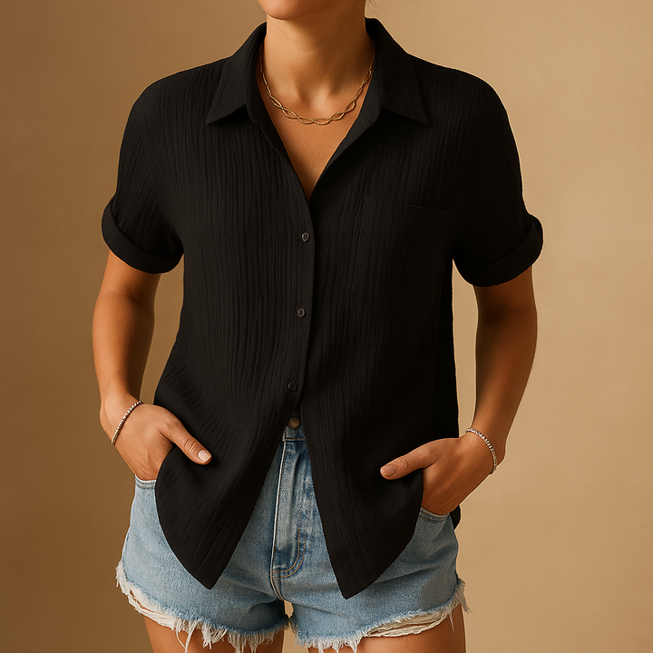 Blouse with Spaghetti Straps