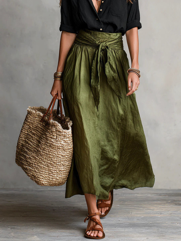 Button-Front Two-Piece Set