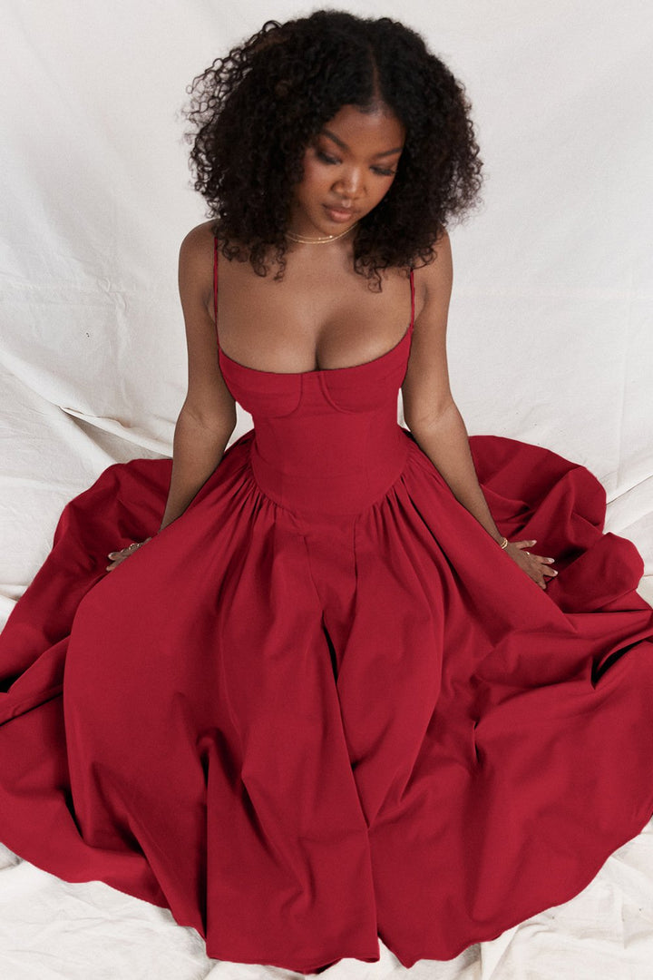 Corset Midi Party Dress