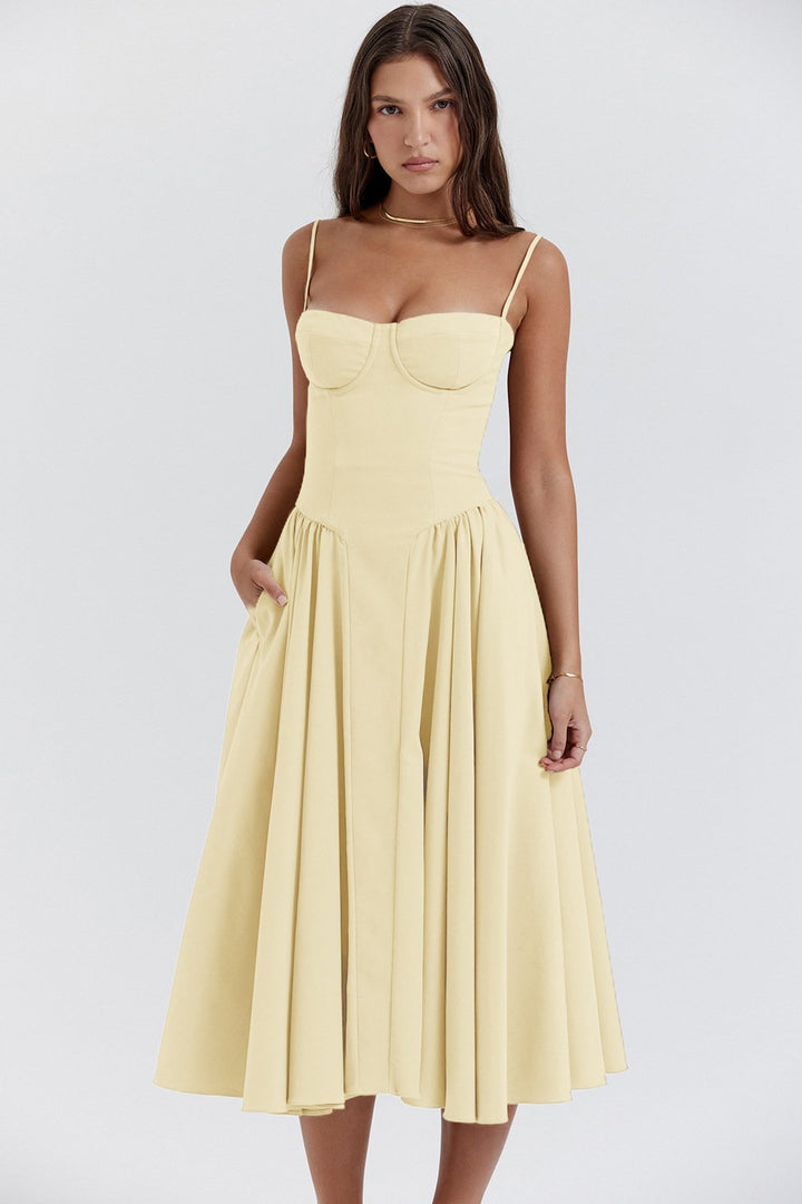 Corset Midi Party Dress