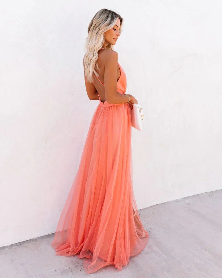 Party Dress with Spaghetti Straps
