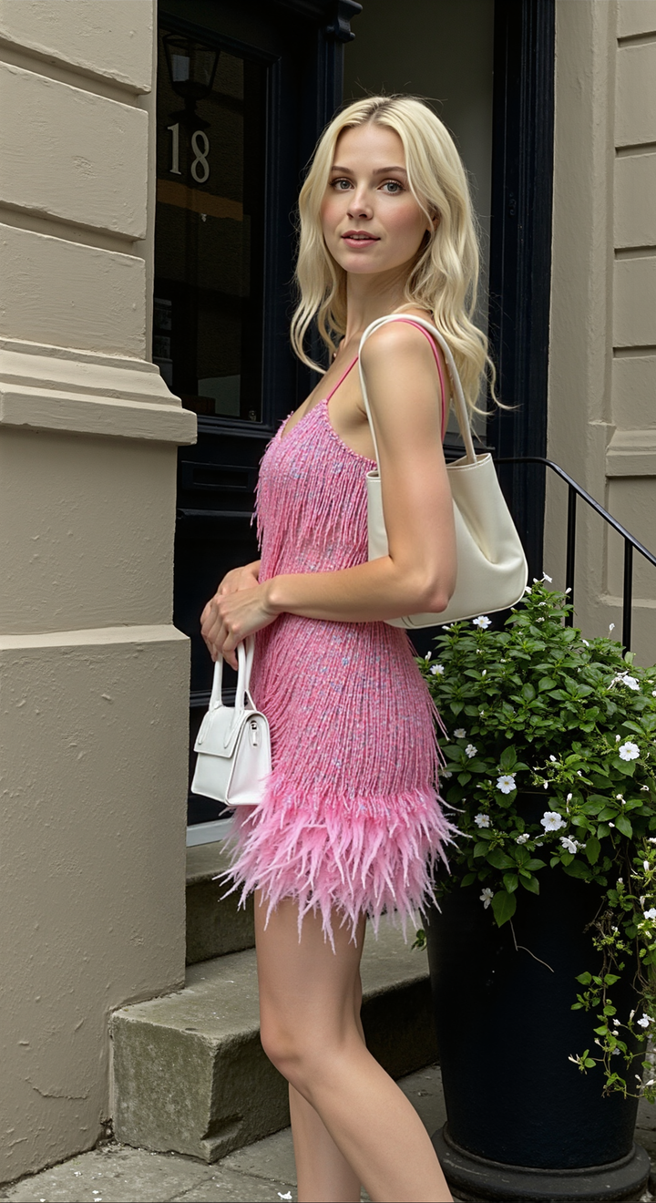 Dress with Spaghetti Straps