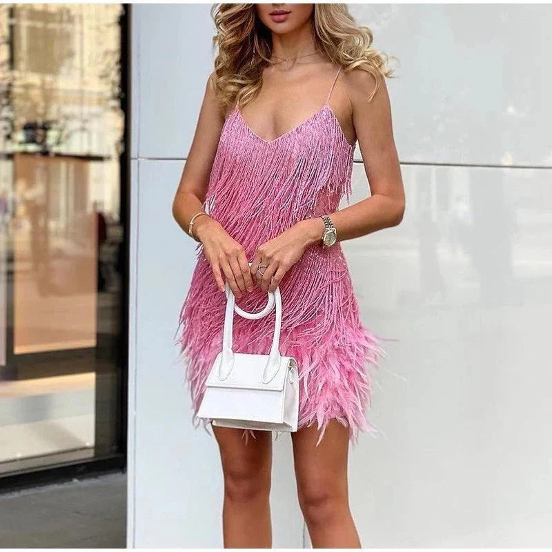 Dress with Spaghetti Straps