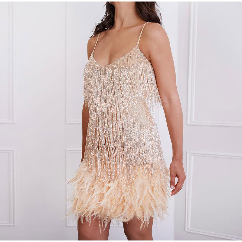 Dress with Spaghetti Straps