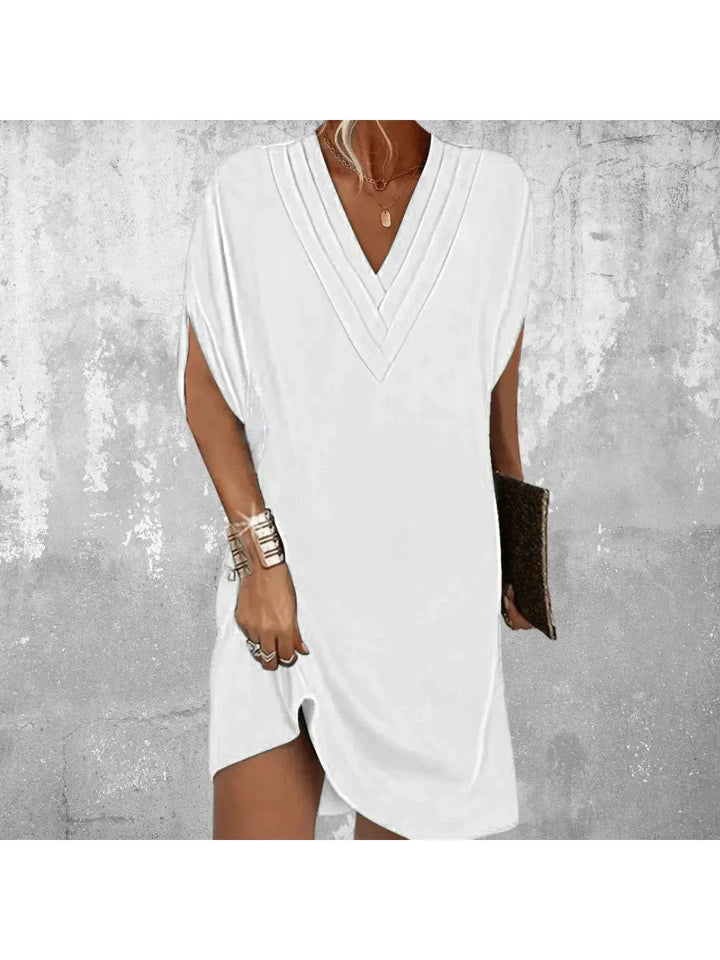 Dress with V-Neck