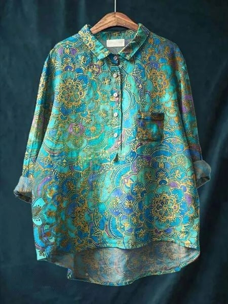 Elegant Floral Blouse