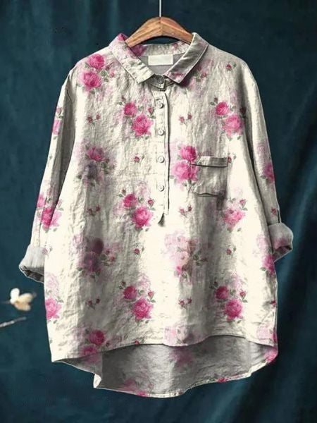 Elegant Floral Blouse